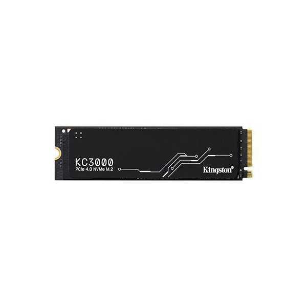 SSD|KINGSTON|KC3000|2TB|M.2|NVMe|3D TLC|Rašymo greitis 7000 MB/sek|Nuskaitymo greitis 7000 MB/sek|MTBF 1800000 valandų|SKC3000D/