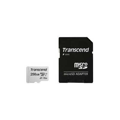 MEMORY MICRO SDXC 256GB W/ADAP/C10 TS256GUSD300S-A TRANSCEND