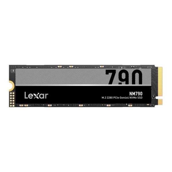 SSD|LEXAR|NM790|4TB|M.2|PCIe Gen4|NVMe|Rašymo greitis 6500 MB/sek|Nuskaitymo greitis 7400 MB/sek| 2.45mm |TBW 3000 TB |MTBF 1500