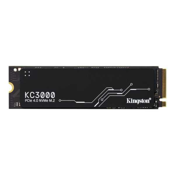 SSD|KINGSTON|KC3000|1TB|M.2|NVMe|3D TLC|Rašymo greitis 6000 MB/sek|Nuskaitymo greitis 7000 MB/sek|TBW 800 TB |MTBF 1800000 valan