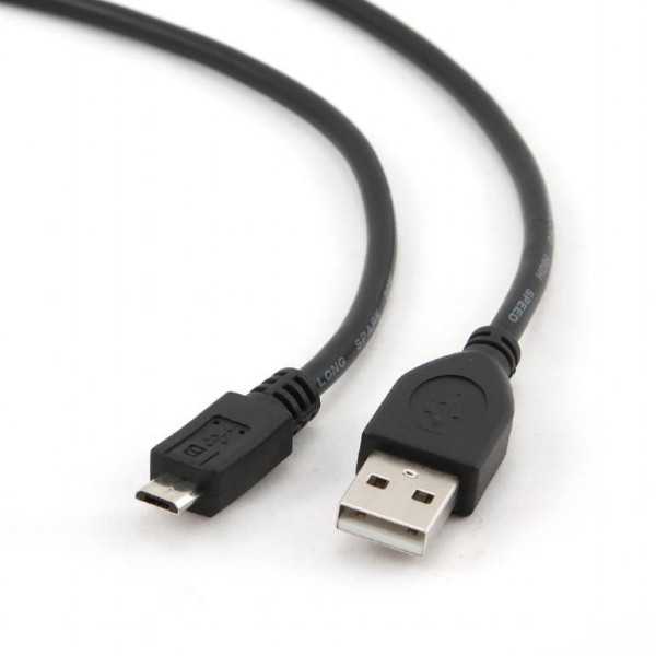 USB2 KABELIS PRIE MICRO-USB 0,1M/CCP-MUSB2-AMBM-0,1M GEMBIRD