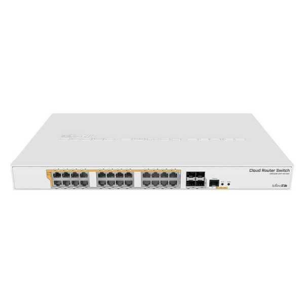 Jungiklis|MIKROTIK|L3 tipas|Rack|24x10Base-T / 100Base-TX / 1000Base-T|4xSFP+|1xRJ45|CRS328-24P-4S+RM