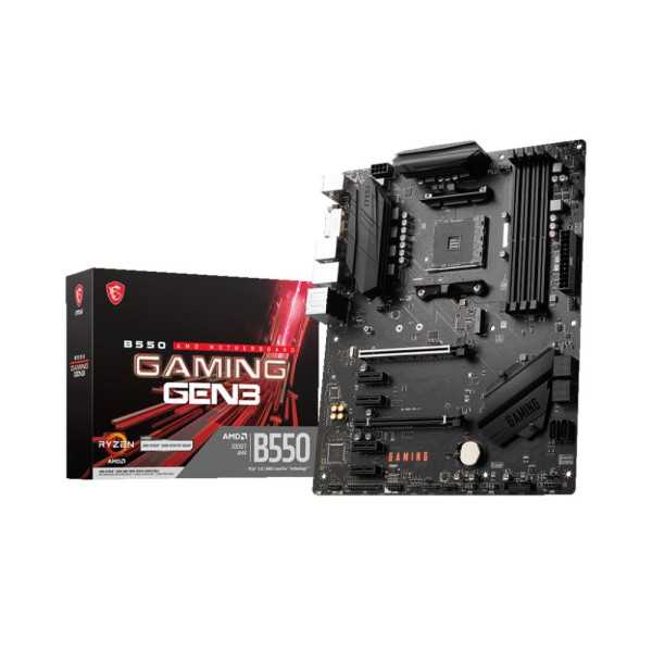 Pagrindinė plokštė| MSI | AMD B550|SAM4|ATX|Atmintis DDR4|Atminties lizdai 4|4xPCI-Express 2.0 1x|1xPCI-Express 3.0 4x|1xPCI-Exp