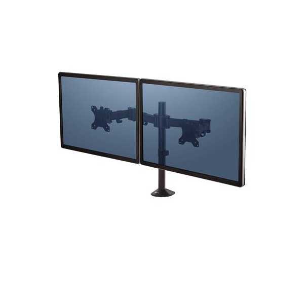 MONITOR ACC ARM DUAL REFLEX/BLACK 8502601 FELLOWES