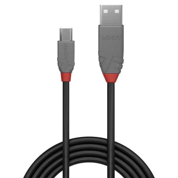 CABLE USB2 A TO MICRO-B 2M/ANTHRA 36733 LINDY