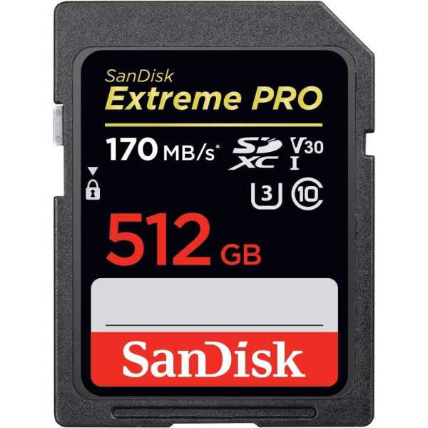 MEMORY SDXC 512GB UHS-1 / SDSDXXD-512G-GN4IN SANDISK