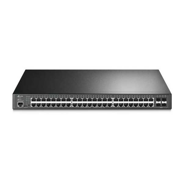 Jungiklis| TP-LINK |Omada|TL-SG3452P|Tipas L2+|48x10Base-T / 100Base-TX / 1000Base-T|4xSFP|1xRJ45|1|PoE+ prievadai 48|384 vatai|