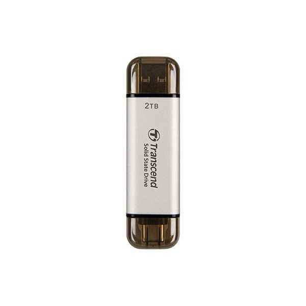 Išorinis SSD| TRANSCEND |ESD310|2TB|USB-C|USB|3D NAND|Rašymo greitis 950 MB/sek|Nuskaitymo greitis 1050 MB/sek|TS2TESD310S