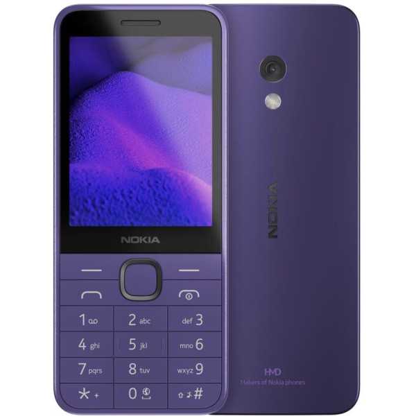 235 4G (2024) | Violetinė | 2,8 colio | 128 MB | 64 MB | Dvi SIM | Bluetooth | 5.0 | USB versija USB Type-C | Pagrindinė kamera 