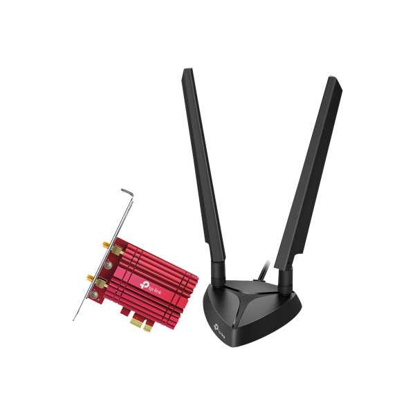 TP-LINK Archer TXE75E AXE5400 Tri-Band Wi-Fi 6E Bluetooth PCI Express adapteris