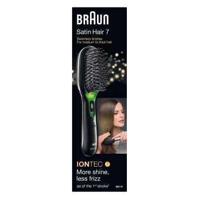 Plaukų šepetys | Braun | BR710 | Warranty 24 mėn. | Jonų kondicionavimas | Black/Green