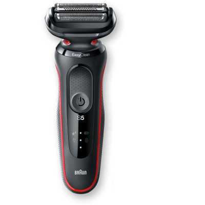 Braun | Shaver | 51-R1200s | Operating time (max) 50 min | Wet & Dry | Black/Red