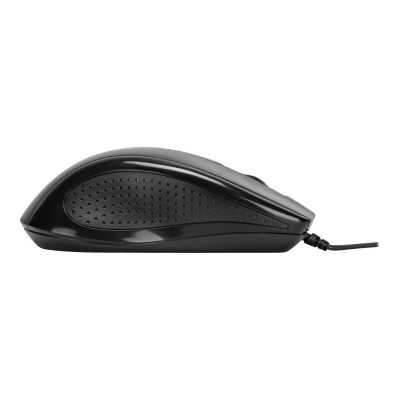 Targus Full-Size Optical Antimicrobial Wired Mouse | Mouse | Full-Size Optical Antimicrobial | Wired | Black