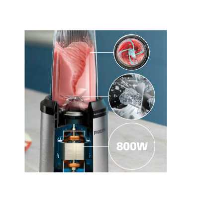 Philips Blender | HR2765/00 | Tabletop | 800 W | Jar material Tritan Plastic | Jar capacity 0.7 + 0.5 L | Ice crushing | Silver