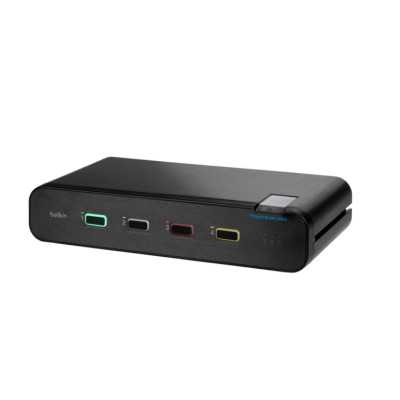 Belkin Universal 2nd Gen Secure KVM Switch, 4-Port, Dual Head, No CAC