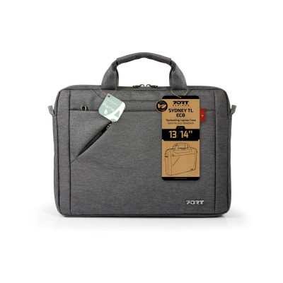 PORT DESIGNS Sydney ECO | Fits up to size 13-14 " | Laptop case | Grey | Shoulder strap