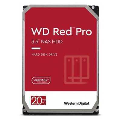 HDD|WESTERN DIGITAL|Red Pro|20TB|SATA|512 MB|7200 rpm|3,5"|WD201KFGX