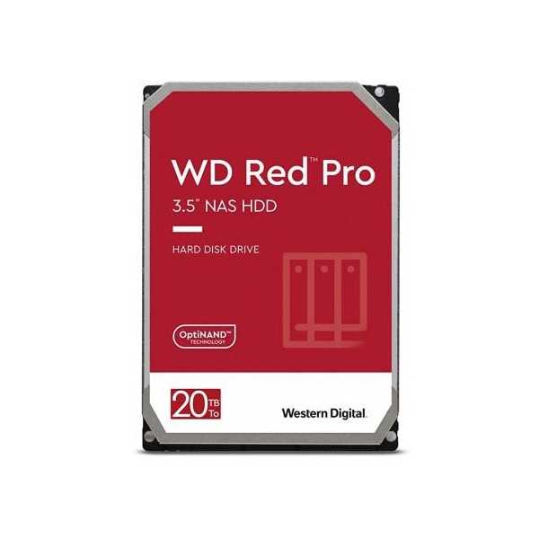 HDD|WESTERN DIGITAL|Red Pro|20TB|SATA|512 MB|7200 rpm|3,5"|WD201KFGX