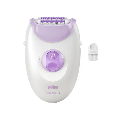 Epilator | SE3-000 Silk épil 3 | Number of power levels 2 | White/Purple