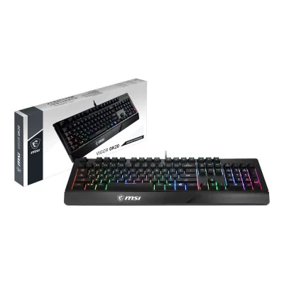 MSI | VIGOR GK20 | Gaming keyboard | Wired | RGB LED light | US | Black