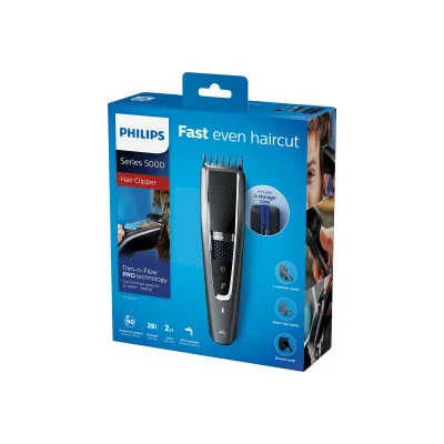 Philips | Hair clipper | HC5650/15 | Cordless or corded | Number of length steps 28 | Grey