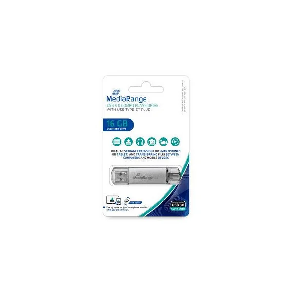 MEMORY DRIVE FLASH USB3 16GB/MR935 MEDIARANGE