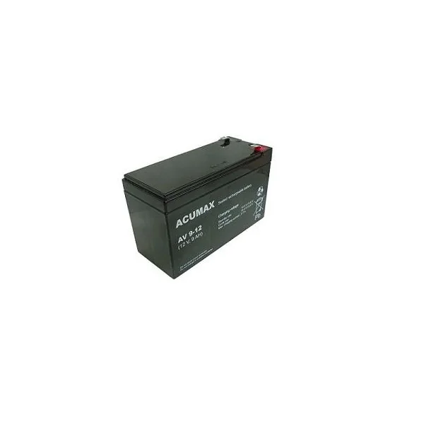 BATTERY 12V 9AH VRLA/AV9-12 T2 ACUMAX EMU