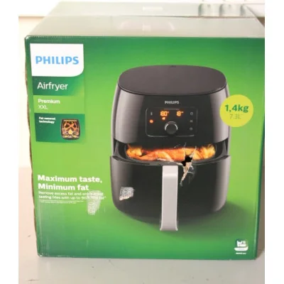 SALE OUT. Philips HD9650/90 Airfryer XXL Premium, Black, DAMAGED PACKAGING,UNEVEN SPACING BETWEEN PLASTISC PARTS | Philips | Air