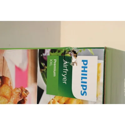 SALE OUT. Philips HD9650/90 Airfryer XXL Premium, Black, DAMAGED PACKAGING,UNEVEN SPACING BETWEEN PLASTISC PARTS | Philips | Air