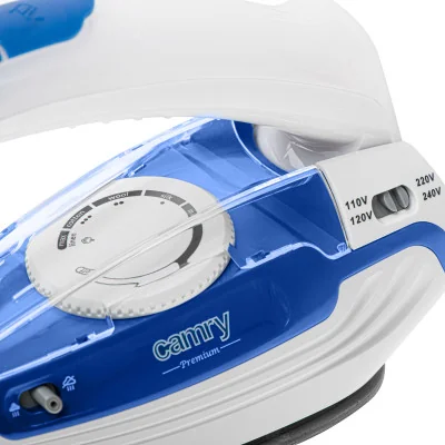 CR 5040 | Steam travel iron | 1600 W | Water tank capacity 80 ml | Continuous steam 10 g/min | Steam boost performance 50 g/min 