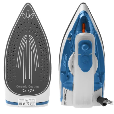 CR 5040 | Steam travel iron | 1600 W | Water tank capacity 80 ml | Continuous steam 10 g/min | Steam boost performance 50 g/min 