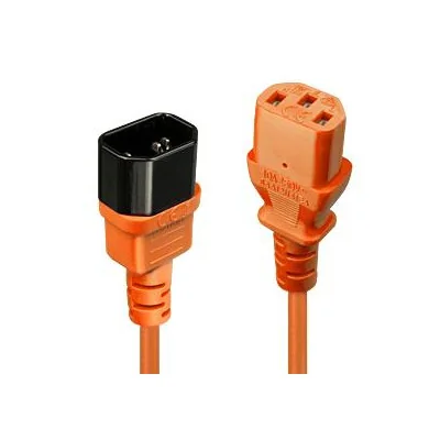 CABLE POWER IEC EXTENSION 2M/ORANGE 30475 LINDY