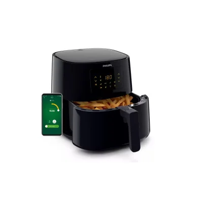 Philips | Essential HD9280/70 | Air Fryer | Power 2000 W | Capacity 6.2 L | Rapid Air technology | Black