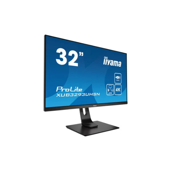 Iiyama ProLite XUB3293UHSN-B5 - LED monitor - 32' - 3840 x 2160 @60Hz (8.3 megapixel 4K UHD) - 350 cd/m - 16:9 - 4ms - matte, bl