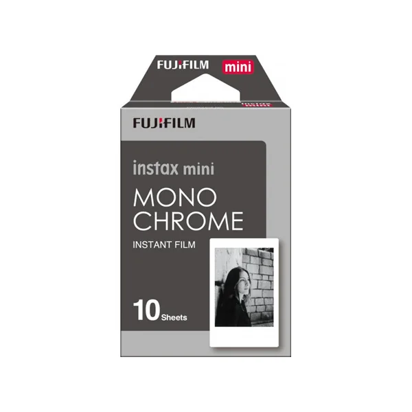 Fujifilm | Instax Mini | Monochrome (10pl) Instant Film | 54 x 86 mm | Quantity 10