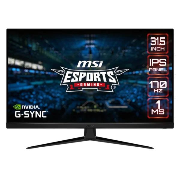 LCD monitorius| MSI |G321Q|32"|Žaidimai|Panel IPS|2560x1440|16:9|170Hz|Matinis|1 ms|Pakreiptas|Spalva Juoda|G321Q