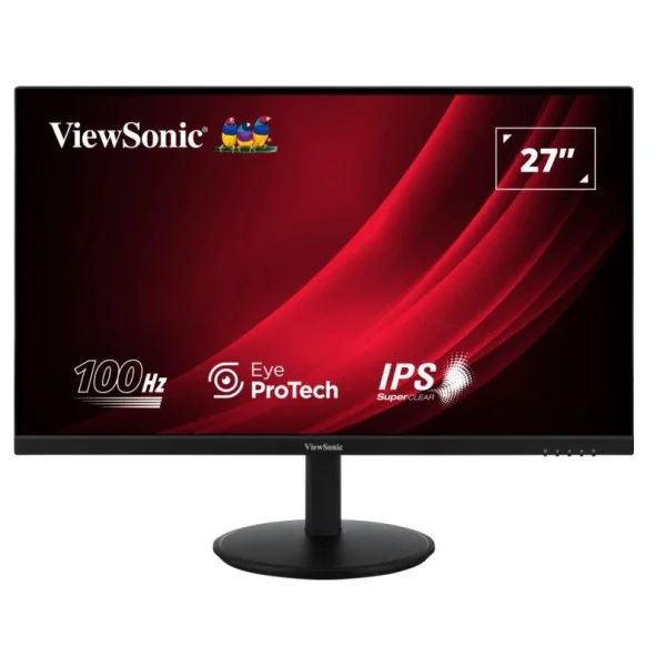 LCD monitorius| VIEWSONIC |27"|2560x1440|16:9|100Hz|4 ms|Garsiakalbiai|Spalva juoda|VG2709-2K-MHD-2