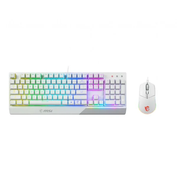 KLAVIATŪRA +PELĖ/VIGOR GK30 COMBO WHITE US MSI