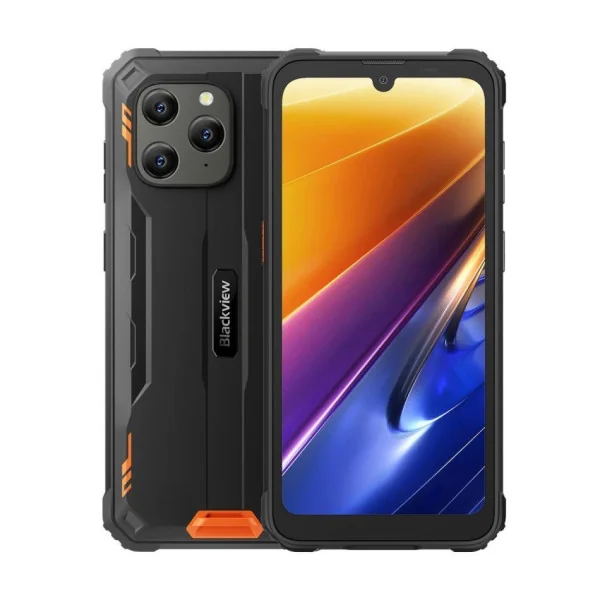 MOBILUS TELEFONAS BV5300 PLUS NFC/8/128GB ORANŽINĖ JUODAS BLACKVIEW