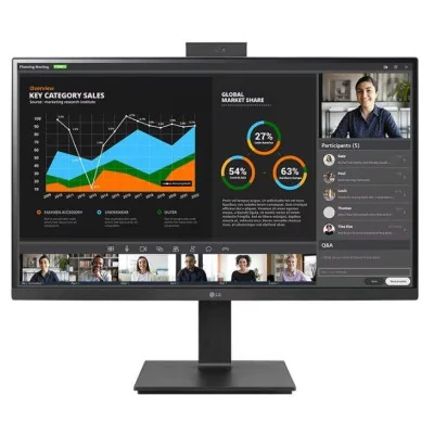 LCD Monitor|LG|27"|Panel IPS|2560x1440|16:9|5 ms|Speakers|Swivel|Pivot|Height adjustable|Tilt|Colour Black|27BQ75QC-B