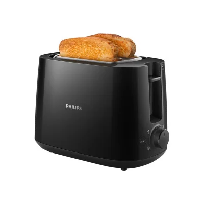 Philips HD2581/90 Daily Collection Toaster, Black