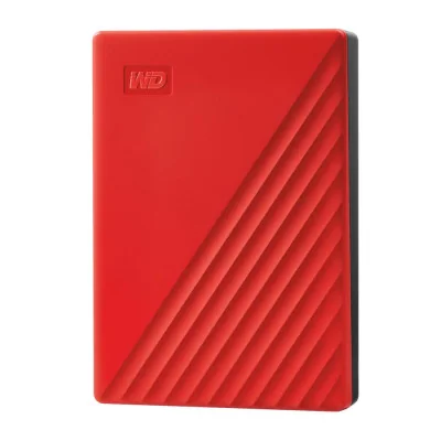 External HDD|WESTERN DIGITAL|My Passport|4TB|USB 2.0|USB 3.0|USB 3.2|Colour Red|WDBPKJ0040BRD-WESN