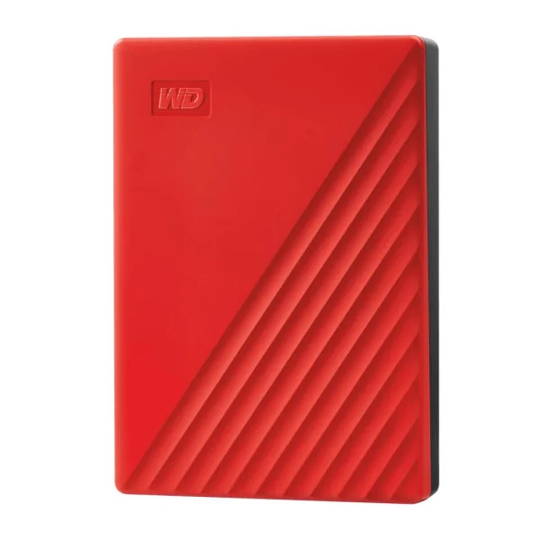 Išorinis HDD|WESTERN DIGITAL|Mano pasas|4TB|USB 2.0|USB 3.0|USB 3.2|Spalva raudona|WDBPKJ0040BRD-WESN