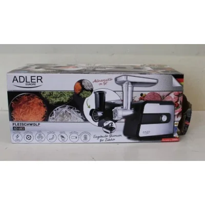 SALE OUT. | Adler | Meat mincer with a shredder | AD 4813 | Silver/Black | 600 W | Number of speeds 2 | Throughput (kg/min) 1 | 