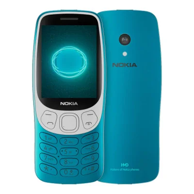 Nokia | 3210 4G (2024) | Scuba Blue | 2.4 " | 128 MB | 64 MB | Dual SIM | Bluetooth | 5.0 | USB version USB Type-C | Main camera