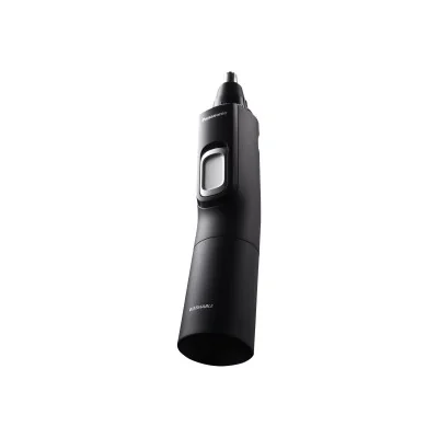 Panasonic ERGN300K503 Wet/Dry Nose & Ear Hair Trimmer with Vortex Cleaning System, Grey