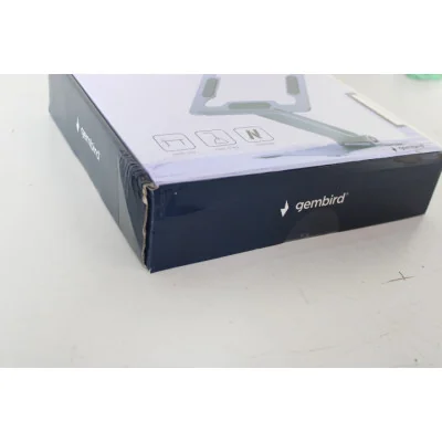 SALE OUT. Gembird NBS-D1-03 foldable notebook riser stand, silver, DAMAGED PACKAGING | Gembird DAMAGED PACKAGING