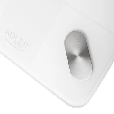 Adler Smart Bathroom Scale | AD 8186w | Maximum weight (capacity) 180 kg | Accuracy 100 g | Body Mass Index (BMI) measuring | Wh