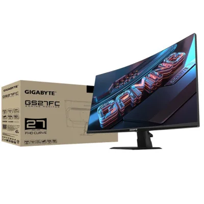 Gigabyte Gaming Monitor GS27FC EK1 27 " VA FHD 1920 x 1080 16:9 1 ms 250 cd/m Black HDMI ports quantity 2 180 Hz