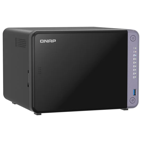 QNAP Ekonomiškas 6 skyrių 10 GbE NAS | TS-632X-4G | Alpine | AL524 | Procesoriaus dažnis 2 GHz | 4 GB | DDR4 SODIMM | 120W prita